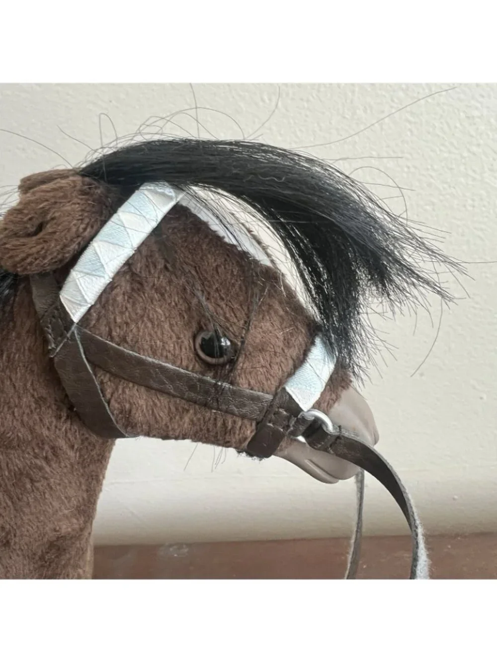 Paradise Horse With Saddle Brown Velvet Touch Play Toy